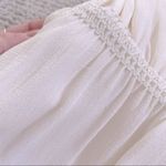 Wilfred Aritzia  Silk Georgette Plunge Mini Dress XXS - Cream Photo 5