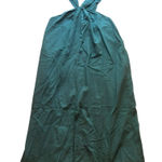 Faherty Bay Twist Seersucker Halter Dress in Colonial Blue Size XXL Photo 0