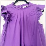Sea New York Tabitha Tunic Poplin Dress Grape Purple Size 4 Photo 3