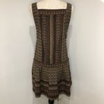 Anna Sui Brown Wool Jumper Dress Sz. 8 Photo 3