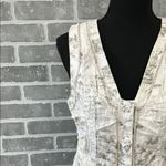 Anthropologie  Tiny Duck Floral Print Ruffled "Tussle And Bustle Vest" Top Size 0 Photo 1