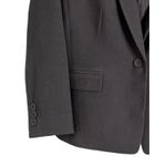 Nine West  Womens Suit Jacket Size 10 Gray Button Front Single Vent Lined Classic Photo 4