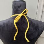 Yellow halter style bikini top size medium Photo 5