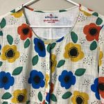 Dessau by womens sz XL asymmetrically cut blouse hidden buttons one inset pocket Blue Photo 7