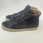 Frye  Dylan Calf Hair High Top Sneakers Black Size‎ US 6.5 Photo 8