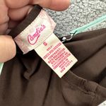 Candie's Babydoll Maxi Dress S Brown Mint Floral Y2K Coquette Boho Festival Photo 4