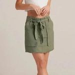 Harper Heritage  belted denim green mini skirt small Photo 0