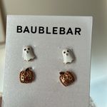 Anthropologie NEW  Baublebar Ghost & Pumpkin Stud Earrings Photo 1