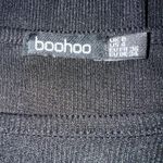 Boohoo  black ribbed keyhole bodysuit  Photo 6
