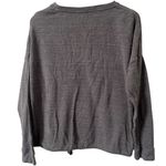 Three Dots  Women’s Gray Crew Neck Pullover Sweater Tie Bottom Size Medium Photo 1