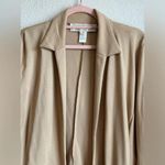 Badgley Mischka Vintage Badgely Mischka American Glamour Camel Blazer Style Cardigan Photo 1
