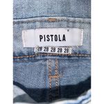Pistola  Nico Light Blue Distressed High Rise Mom Jeans Photo 6