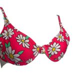 California Sunshine  Hot Pink Daisy Bikini Set Photo 3