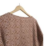 Maison Jules • leopard sweater• Size M Photo 6