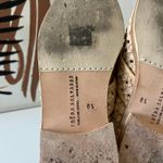 Freda‎ Salvador Nude Woven Spanish Leather Slip On Pointed Toe Keen Mules 6.5 Tan Photo 8