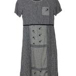 carole little Vintage 90s Patchwork Gingham Print Floral Maxi Dress Women’s 8 Photo 0