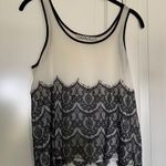 Chloe K  Sheer Lace Tank Blouse Extra Small Photo 0