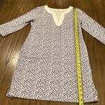 Tommy Bahama  Aubrey Blue Tile Print Tunic Dress Size XS deep ultramarine Photo 2