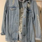 Boom Boom the Label Distressed Jean Jacket  Photo 0