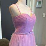 Women’s Tea Length Purple Prom Party Dress CorsetBack Sweetheart Neckline Size 4 Photo 2
