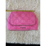 Juicy Couture ‎ Y2K Cosmetic Bag Pink Quilted Travel Makeup Pouch Photo 6