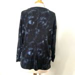 Old Navy Navy Blue Tie Dye Vneck Long Sleeve Top maternity size XL Photo 4