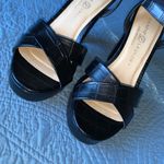 Chinese Laundry  Black Strappy Crocodile Sandals Shoe‎ Size 9.5 Photo 2