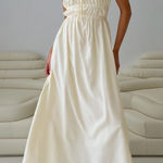 Princess Polly  Maxi Dress Cream Photo 0