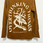 Brown Long Sleeve Shirt Size M Photo 1