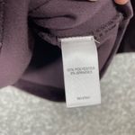 J.Jill Pure Jill Women's Purple Velour Oversized Crop Sweatshirt - Size Medium Photo 4