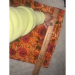 Anthropologie By Smocked Gauzy Wide-Leg Pants red Orange Floral Pockets XS NWT Photo 7