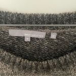 360 Sweater Pullover sweater Gray Black Ombre Fuzzy Alpaca Wool blend Photo 1