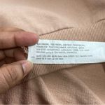 ZARA  Women Sweatshirt beigh Peach with rhinestones Size M Photo 5