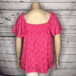 Suzanne Betro Weekend by NWT 3X Floral Lace Sweetheart Neck Ruffle Blouse Top Photo 3