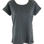 Craft Womens Top Athletic Work Out Moisture Wicking Laser Cut Gray Size XL Photo 0