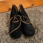 Sperry Black Suede  Wedges Photo 2