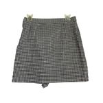 Missguided  black white Gingham check plaid frill mini‎ short skirt Size 8 Photo 1