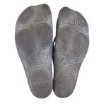 Crocs  ABF Almost Barefoot Black Flip-flops Thong Sandals Women's Size 7 Recovery Photo 6