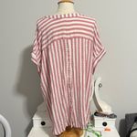 Jane and Delancey  Pink and White Striped Tunic Photo 2