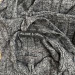 Harlowe &‎ Graham Gray Ribbed Knit Short Sleeve Mock Neck Top Womens M City Chic Size M Photo 2