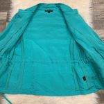 Lafayette 148 NY linen blend zip front jacket with subtle sheen 12 Photo 9