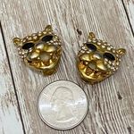 Head Vintage Jaguar  Clip On Earrings Photo 6