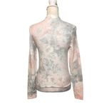 Wild Fable NWOT Mock Neck White Pink Blue Pour Tie Dye Top Photo 4