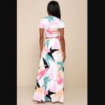 Lulus Two-Piece Maxi Dress / Skirt Set NWT XL Daydreaming White Print Blogger Photo 5