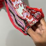 We The Free Free People Valentine Red Balloon Sleeve Thermal Medium Red Top Photo 4