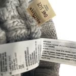 Hollister One Size Gray Pom Pom Beanie Winter Hat Photo 3