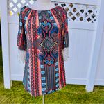 Winwin Colorful Bell Half Sleeve Tunic Photo 4
