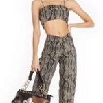 I am gia I.AM.GIA Capricorn Python Print Crop Top Photo 0