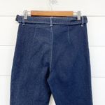 BDG Womens 27 Dark Wash O-Ring Belted High Rise Bootcut Crop Jeans Retro Photo 4