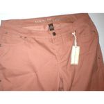 NWT $188 MYNT 1792 Womens Plus Jeans Pants Office 24W Skinny 24 W Rust High End Brown Photo 3